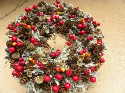 s bobulkami ... věneček