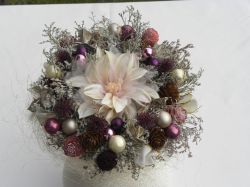 něžná vánoční kytička