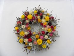 se slaměnkami  ... věneček