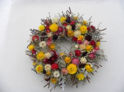 se slaměnkami  ... věneček