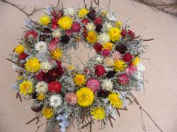 se slaměnkami  ... věneček