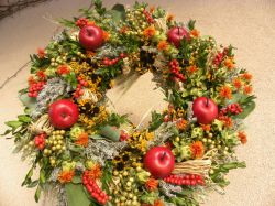 velký s jablíčky ... věneček