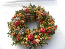 velký s jablíčky ... věneček