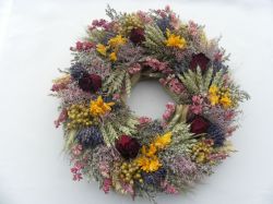 velký přírodní s růžemi