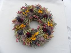 velký přírodní s růžemi