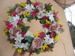 velký s pivoňkami  ... věneček