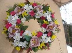 velký s pivoňkami  ... věneček
