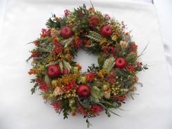 s jablíčky ... věneček