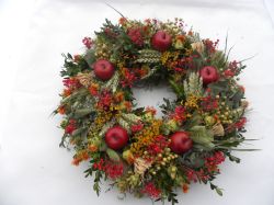 s jablíčky ... věneček