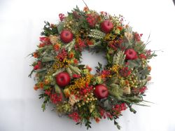 s jablíčky ... věneček