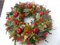 s jablíčky ... věneček