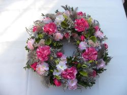 velký křepelčí s ptáčky ... věneček