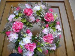 velký křepelčí s ptáčky ... věneček