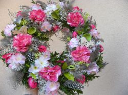 velký křepelčí s ptáčky ... věneček