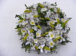 něžný .. věneček s ptáčky