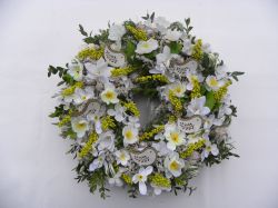 něžný .. věneček s ptáčky