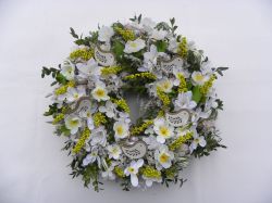 něžný .. věneček s ptáčky