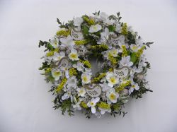 něžný .. věneček s ptáčky