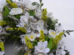 něžný .. věneček s ptáčky