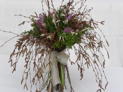 březová kytka s tulipány