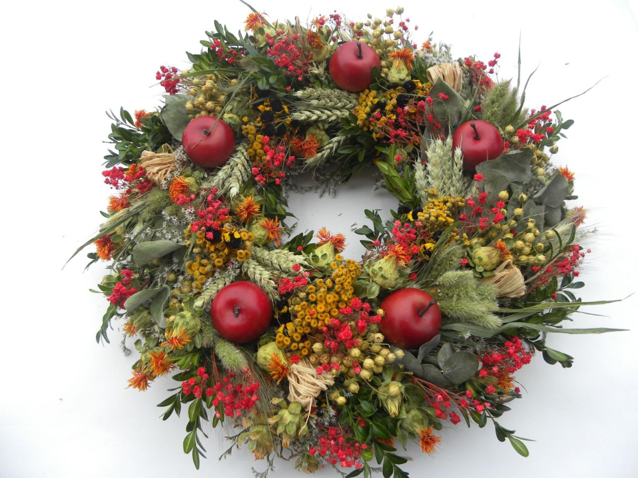 s jablíčky ... věneček