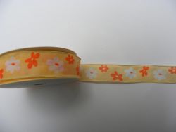 meruňková s kytkama 2,5 cm