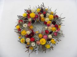 se slaměnkami  ... věneček