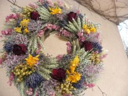 velký přírodní s růžemi